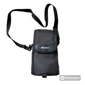 Nikon Lens Bag Carrying Case Black With Strap Preowned